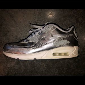 Silver Nike Air Max